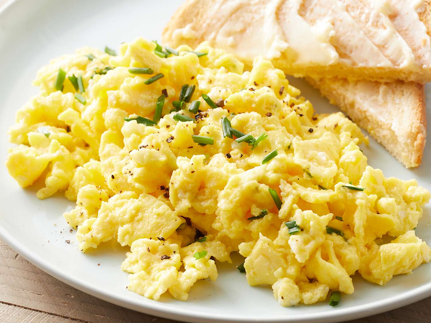 WITH SCRAMBLED EGG